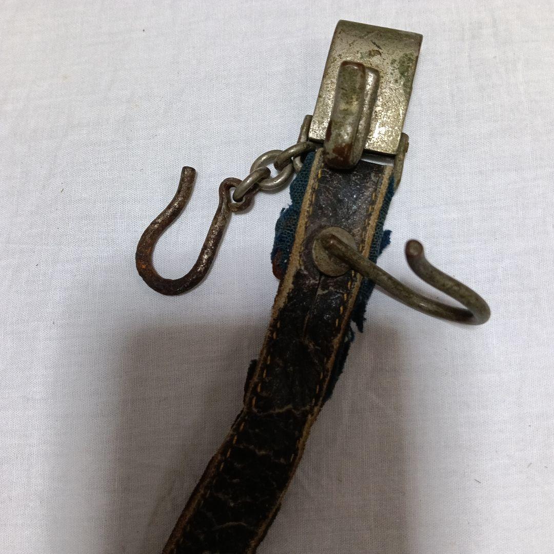 昭和初期の　陸軍吊り環ベルト