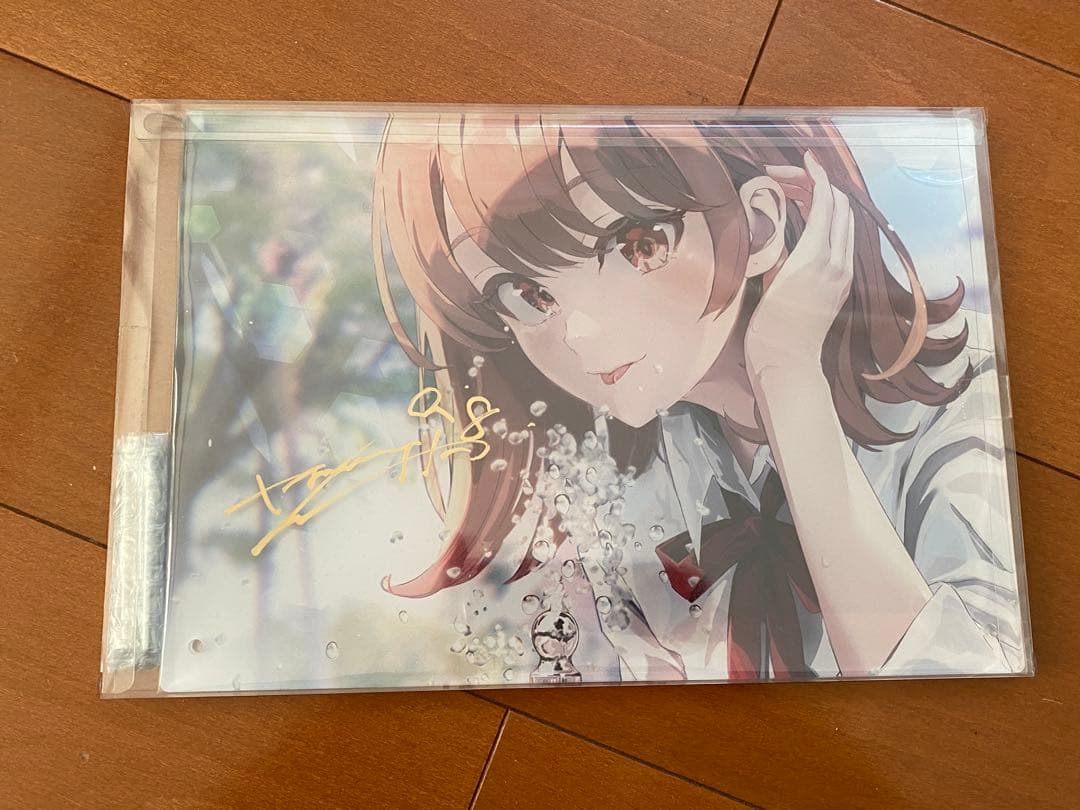 Vivid color ぽんかん 一色いろは アクリルボード 直筆 サイン