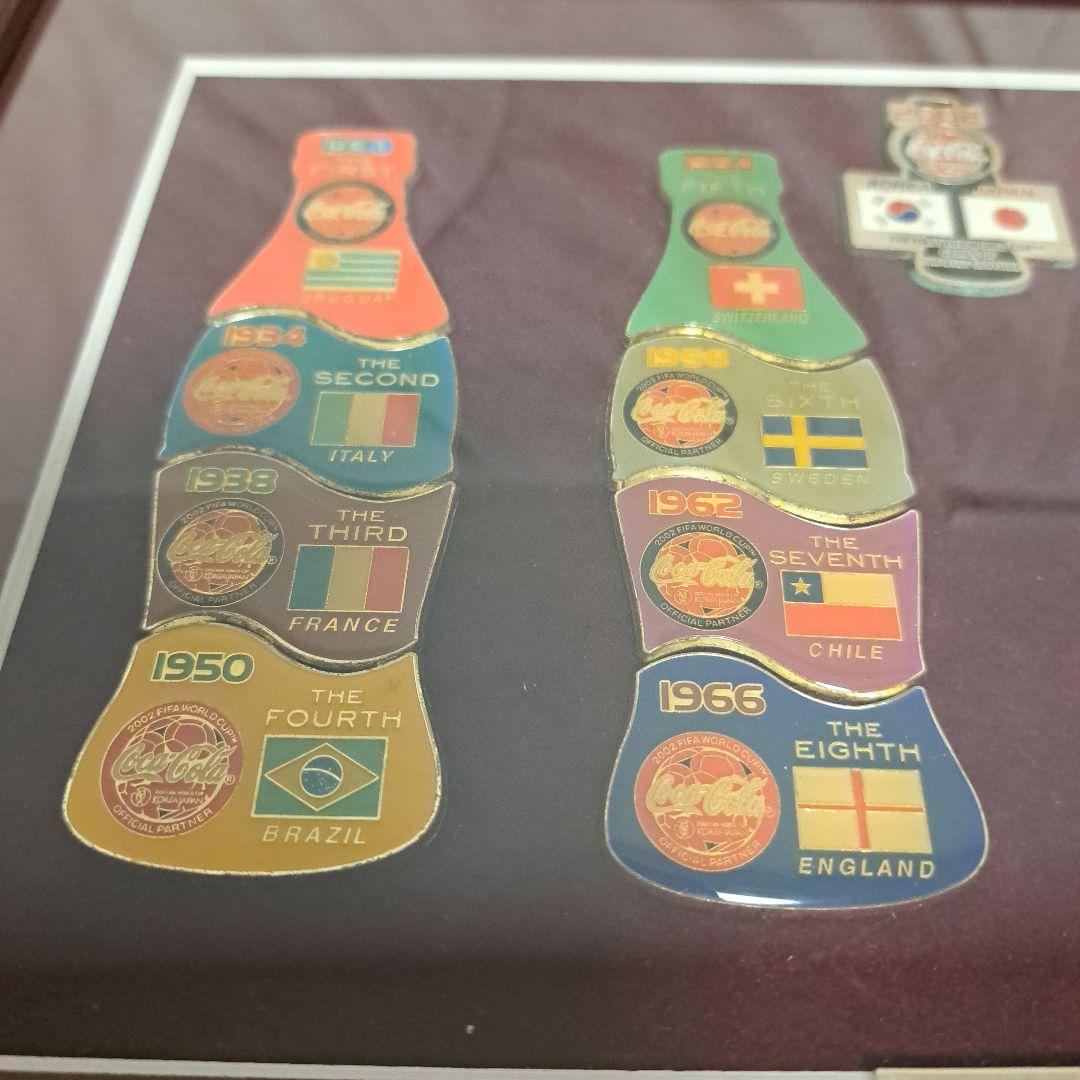 2002 ワールドカップ コカコーラ ピンバッジ 限定品【中古品】