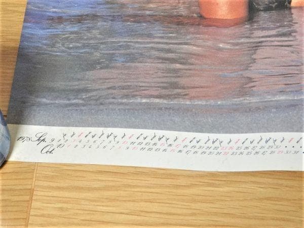 70年代 ビンテージ 1978年 マツダ コスモ 宇佐美恵子 ポスター 旧車