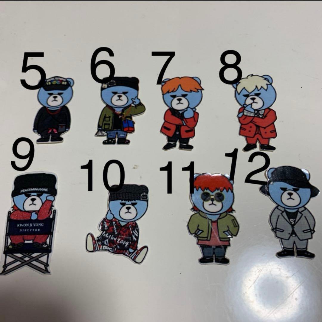 ジヨンbigbangピースマイナスワン ステッカー