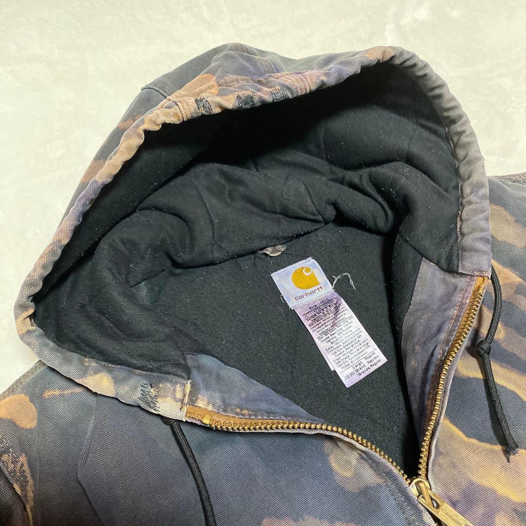 M*a様 珍品タイダイ carhartt アクティブジャケット　J130