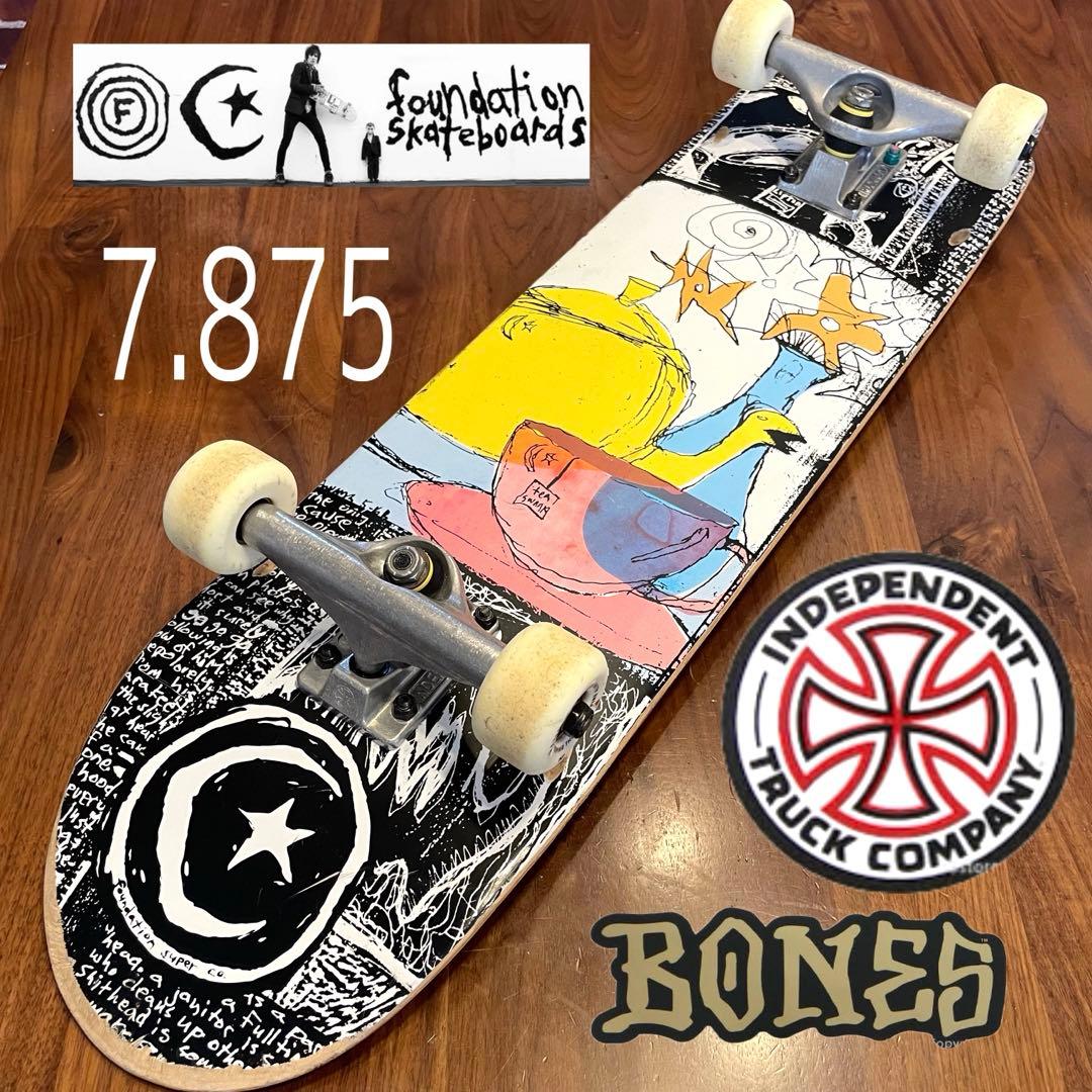 ファンデーション　インディペンデント　スケートボード　スケボー　7.875