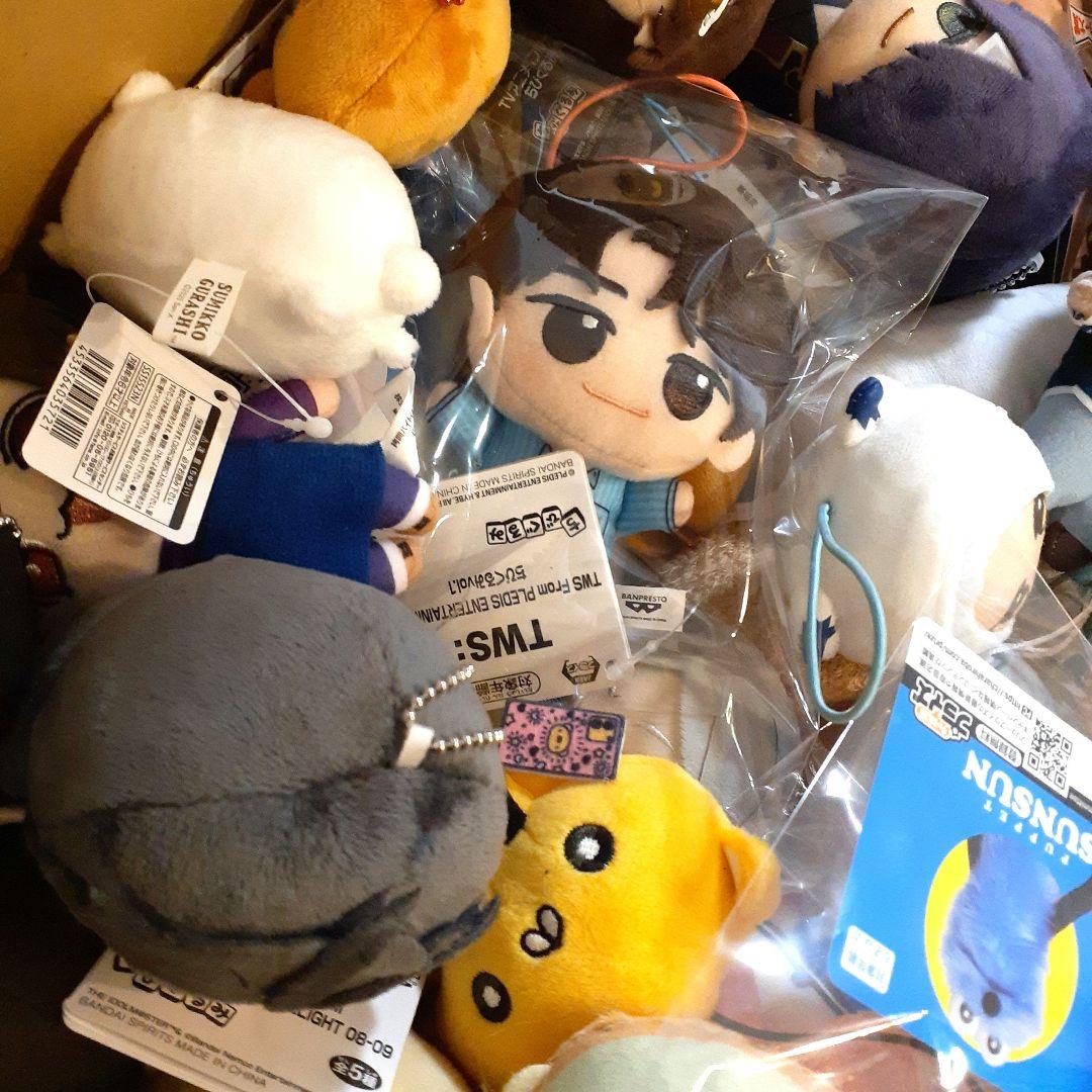 ちびぐるみ&BIGぬいぐるみ&ぷちマスコット等、アニメまとめ売り希少50点以上