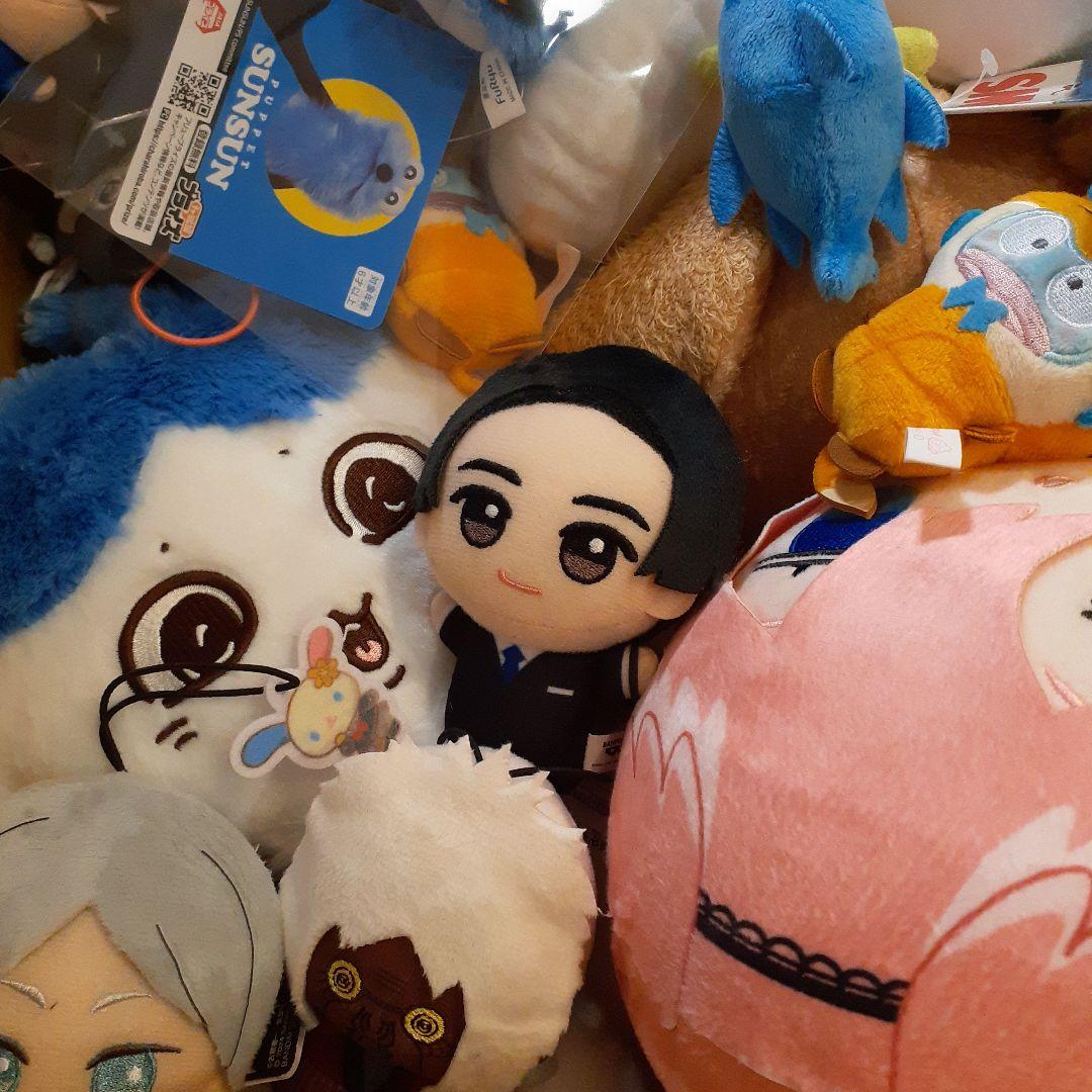 ちびぐるみ&BIGぬいぐるみ&ぷちマスコット等、アニメまとめ売り希少50点以上