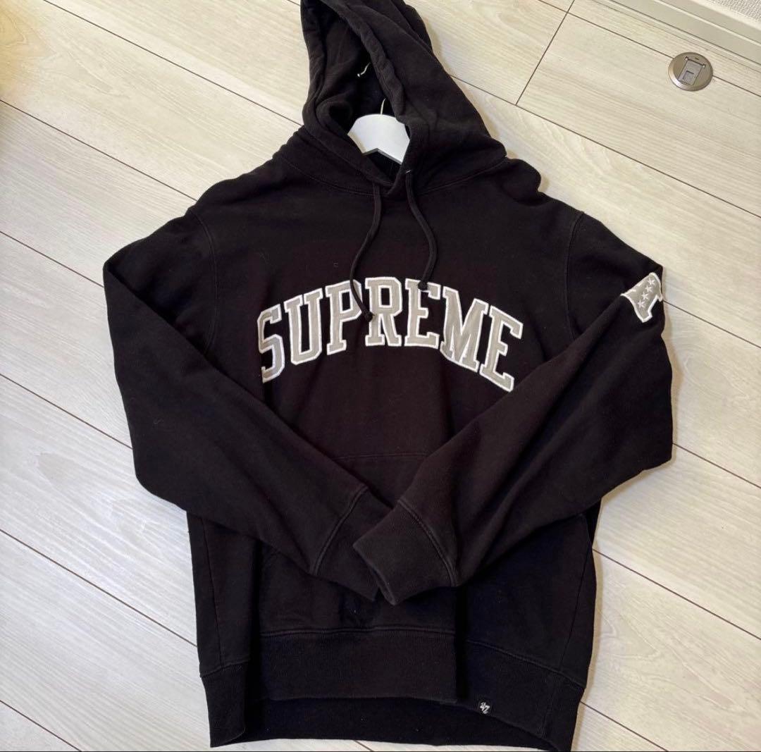 Supreme RAIDERS ロゴ パーカー ブラック S