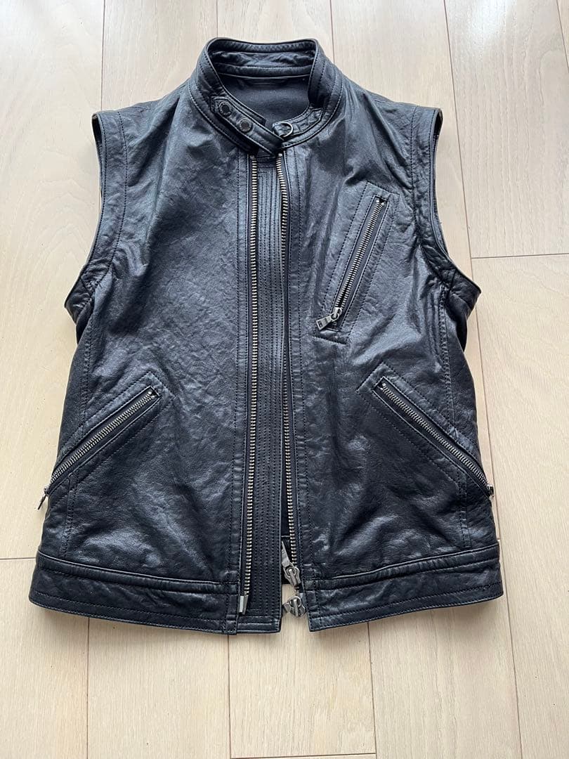 BURBERRY 2way レザー　ライダースジャケット Mサイズ