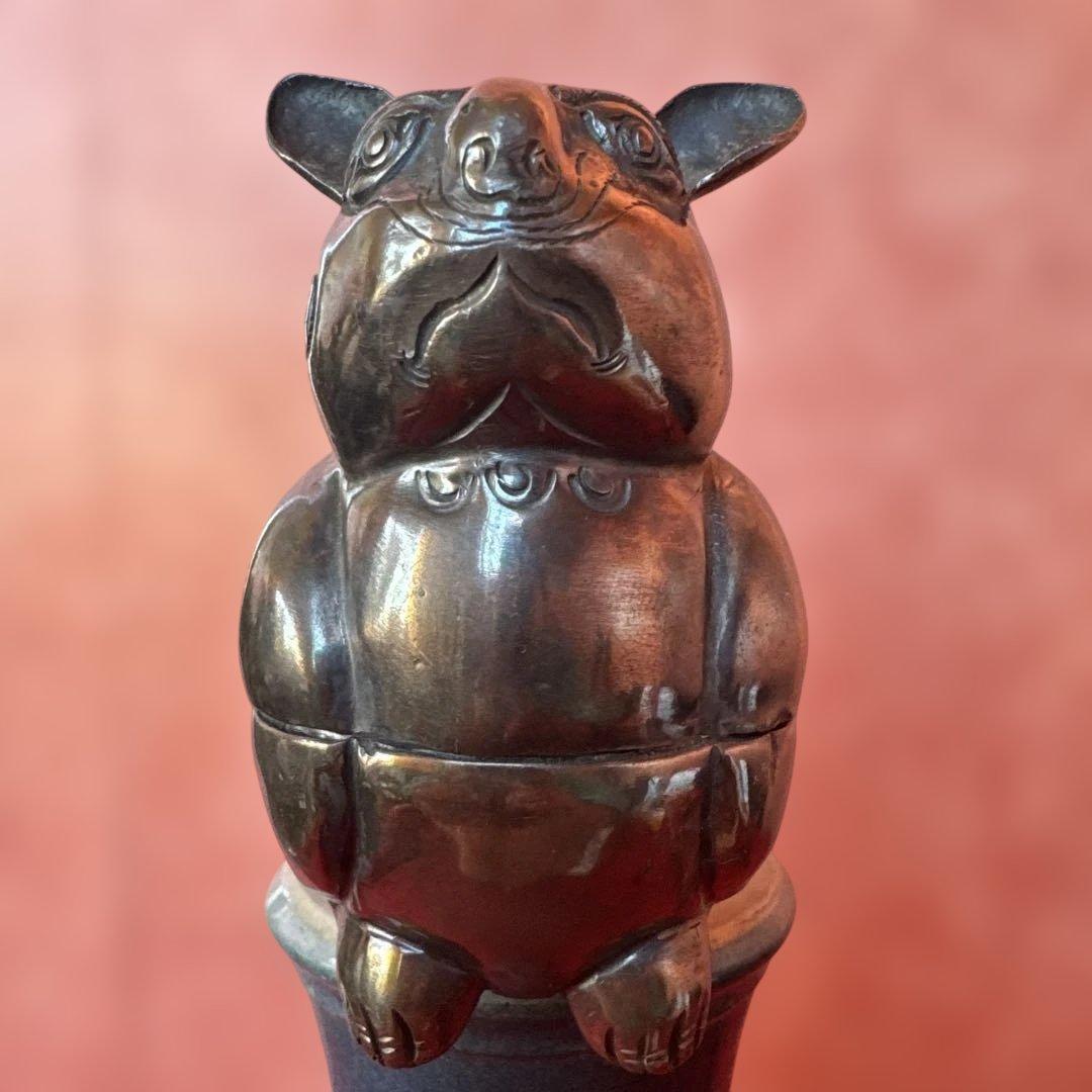 金属製動物型小物入れ