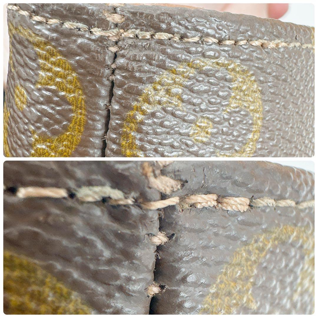 ルイヴィトン　モノグラム　USA製　バケットPM 紙タグ