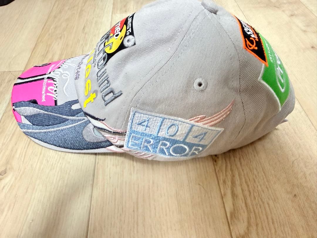 帽子 VETEMENTS BLACKOUT FLAME LOGO CAP