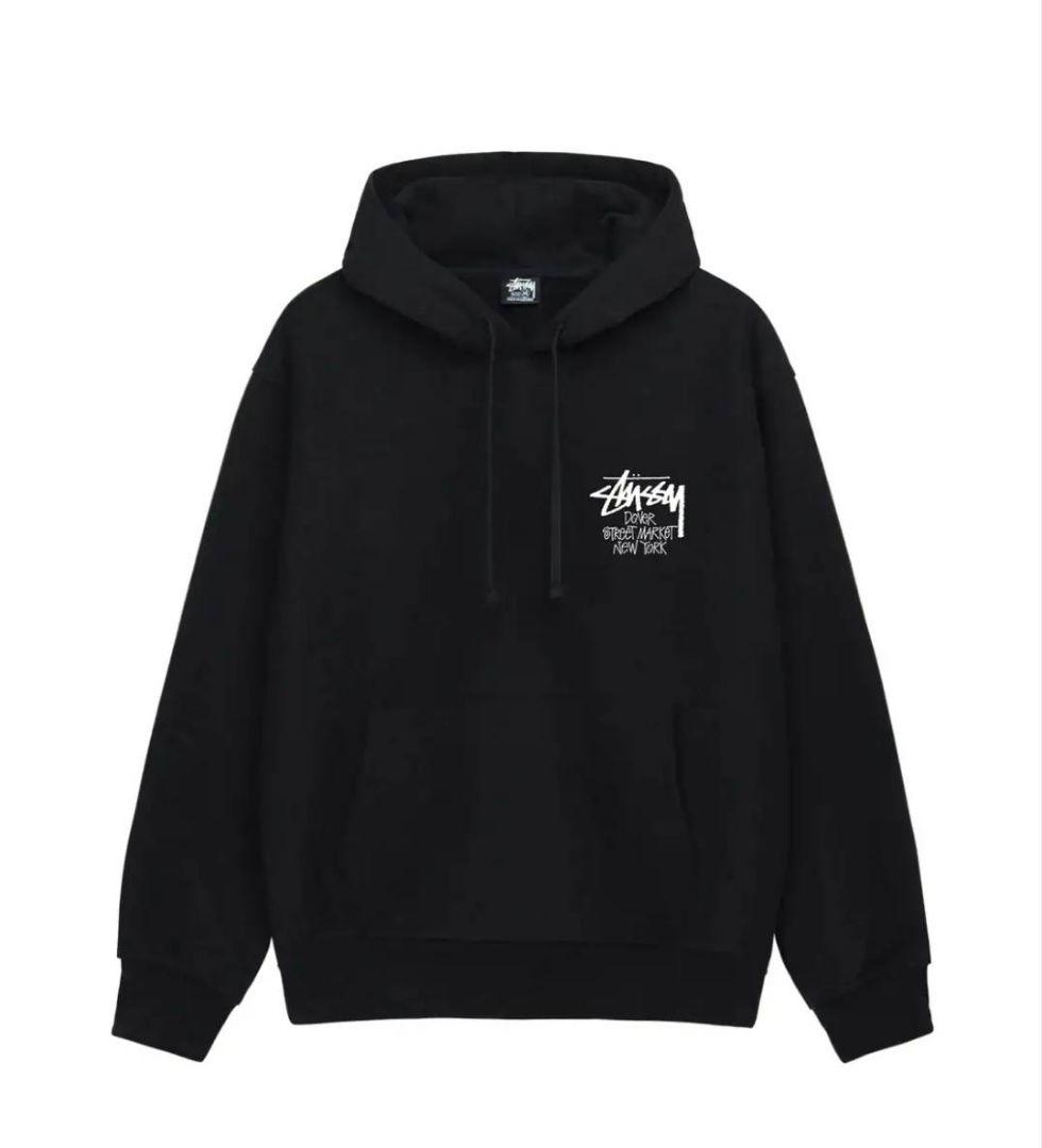 STUSSY STOCK DSM N.Y. HOOD HOODIE パーカー 黒
