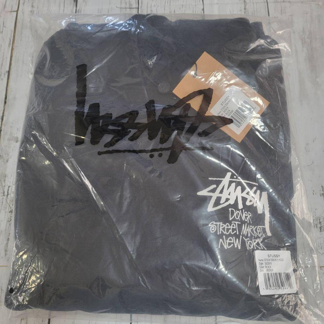 STUSSY STOCK DSM N.Y. HOOD HOODIE パーカー 黒
