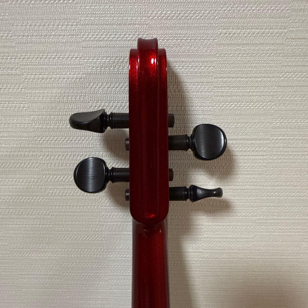 サイレントバイオリン YAMAHA SV-110 赤 ケース/電源アダプター付