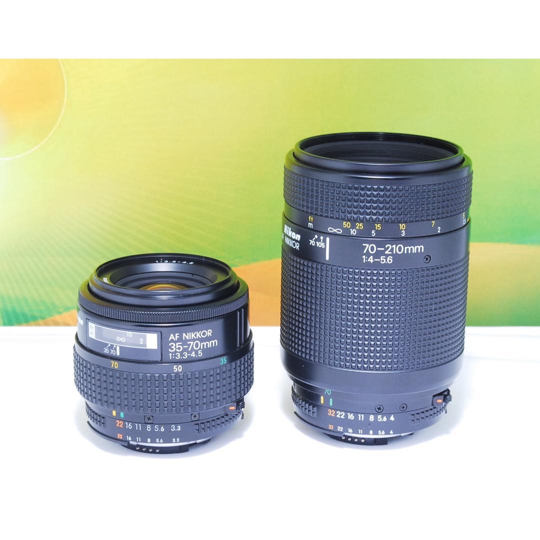 付属品多数✨Nikon D70 ダブルレンズ レトロかわいい CFカード付き