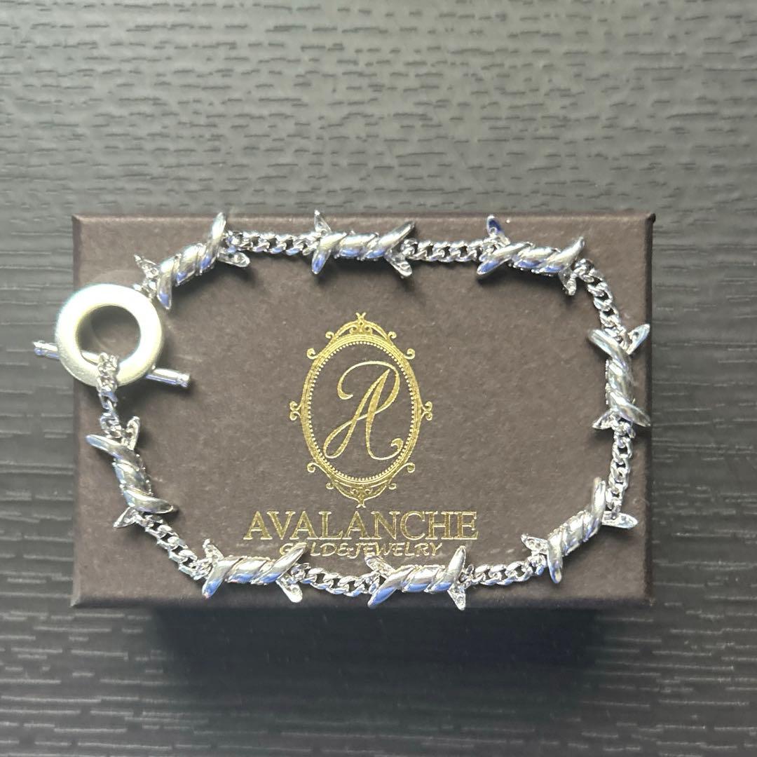 アヴァランチブレスレット有刺鉄線　シルバー925