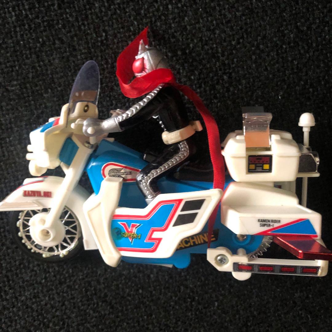 ⚠️当時物・貴重　箱付き　仮面ライダースーパー1 Vマシーン　ライダーアタック