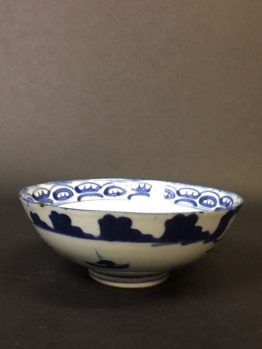 唐物 染付 青花茶碗 抹茶道具 古美術 中国古玩