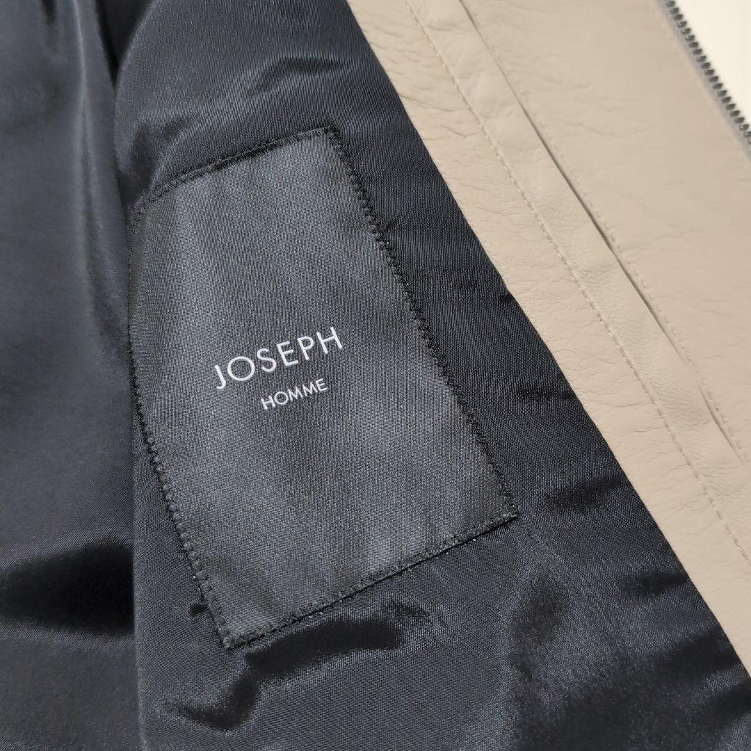 新品2025SS JOSEPH HOMME シングル ライダースジャケット