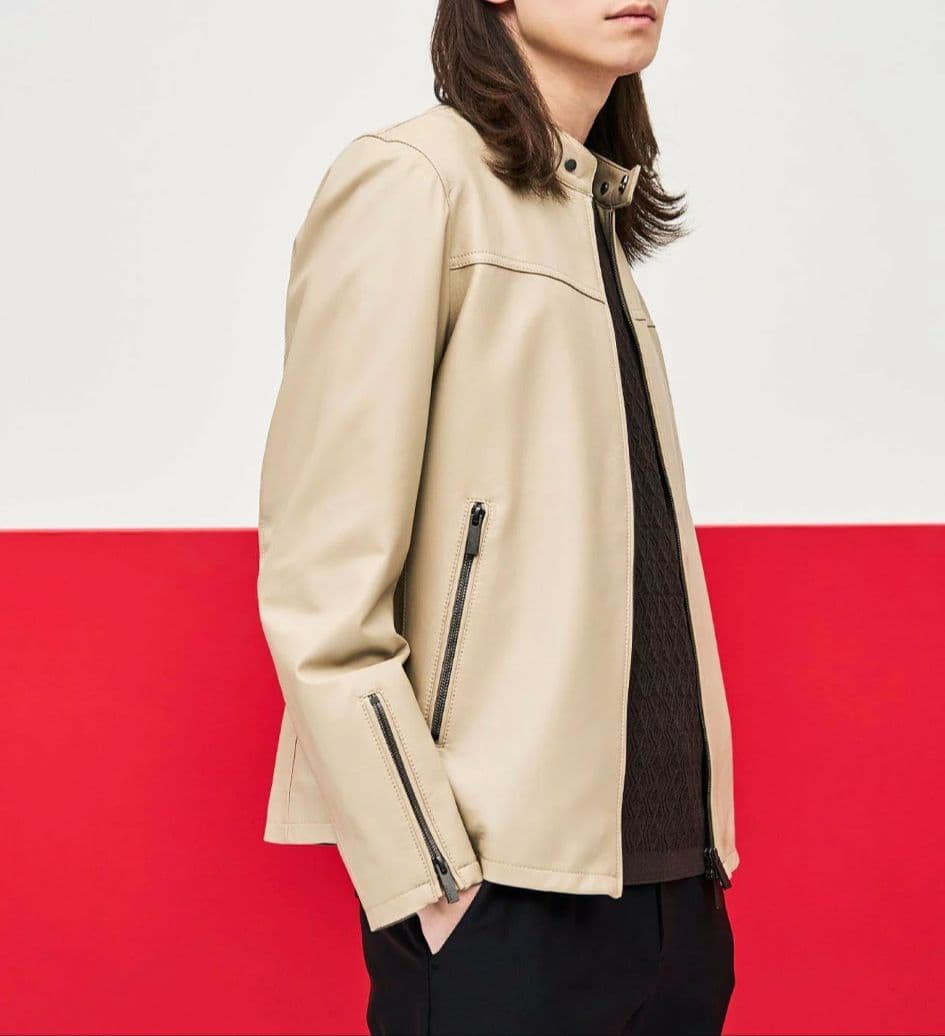 新品2025SS JOSEPH HOMME シングル ライダースジャケット