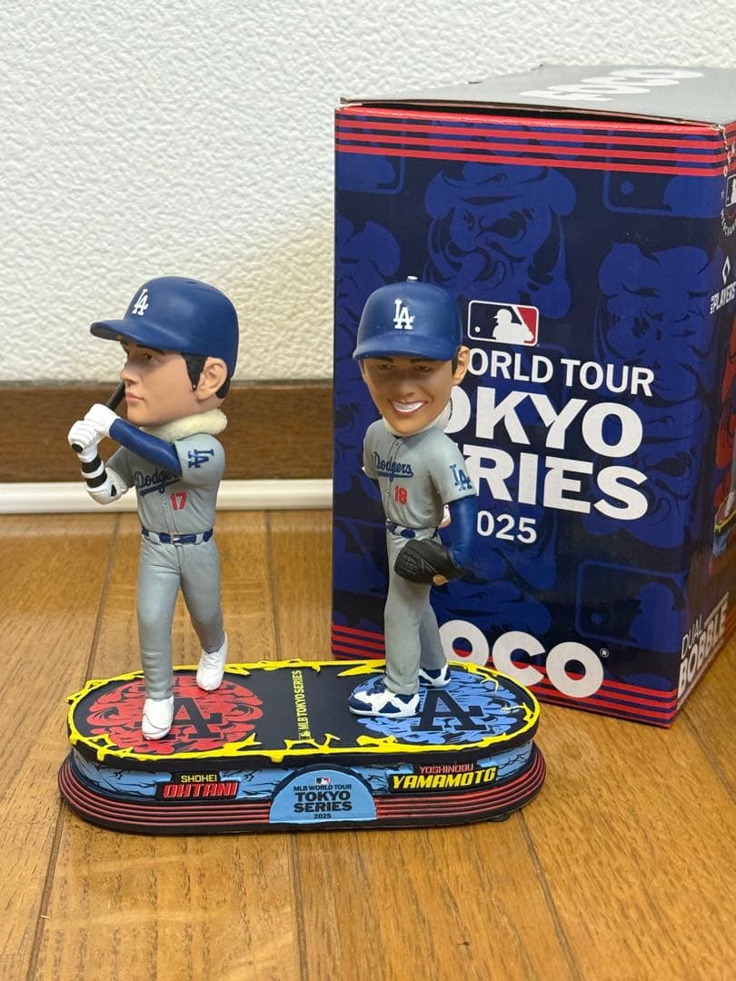 大谷翔平・山本由伸 フィギュアセット 2025年東京シリーズ ボブルヘッド