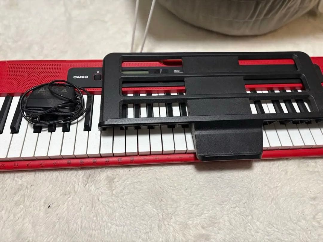 CASIO CT-S200 赤色 キーボード 本体 スタンド付き