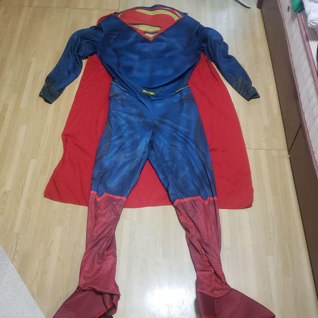 スーパーマン　コスチューム　ハロウィン　大人用