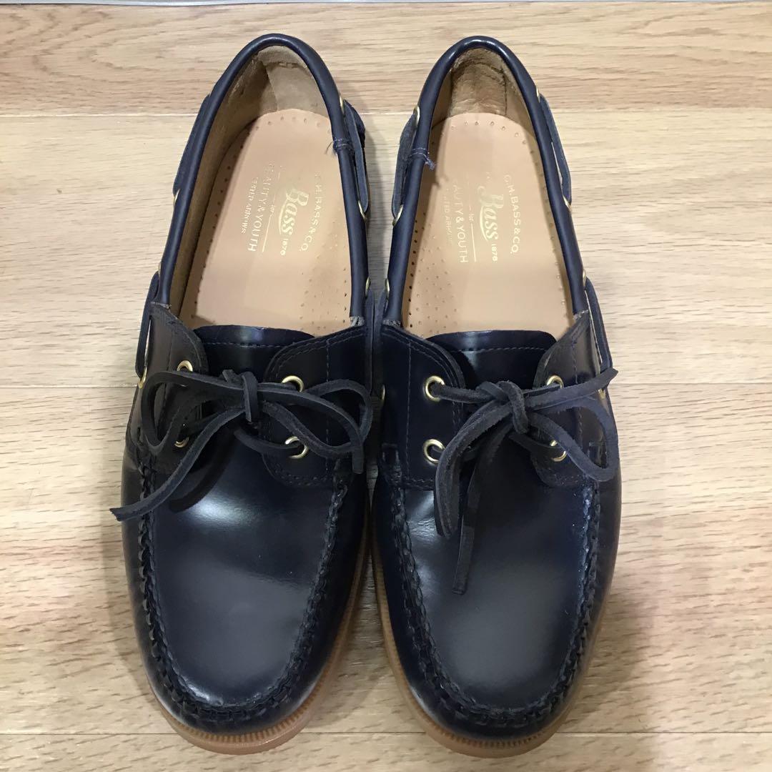 ジーエイチバス BEAUTY&YOUTH別注　モカシン　デッキシューズ