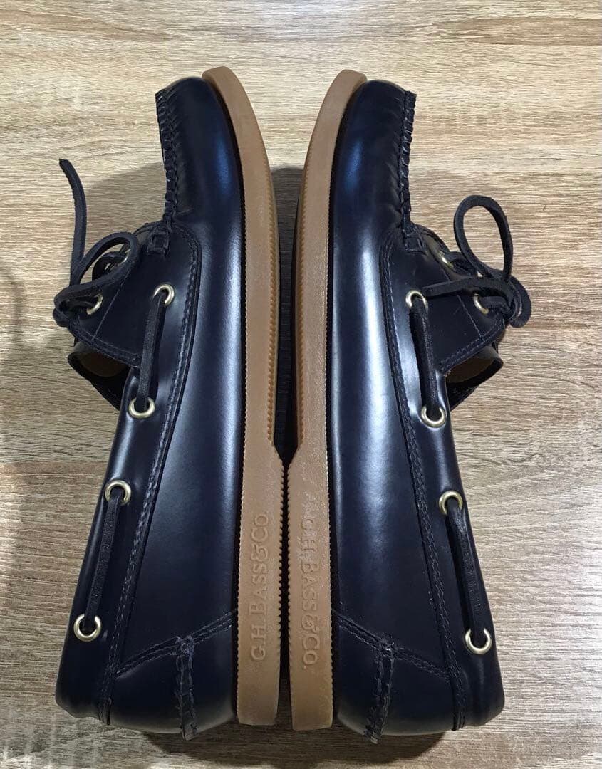 ジーエイチバス BEAUTY&YOUTH別注　モカシン　デッキシューズ