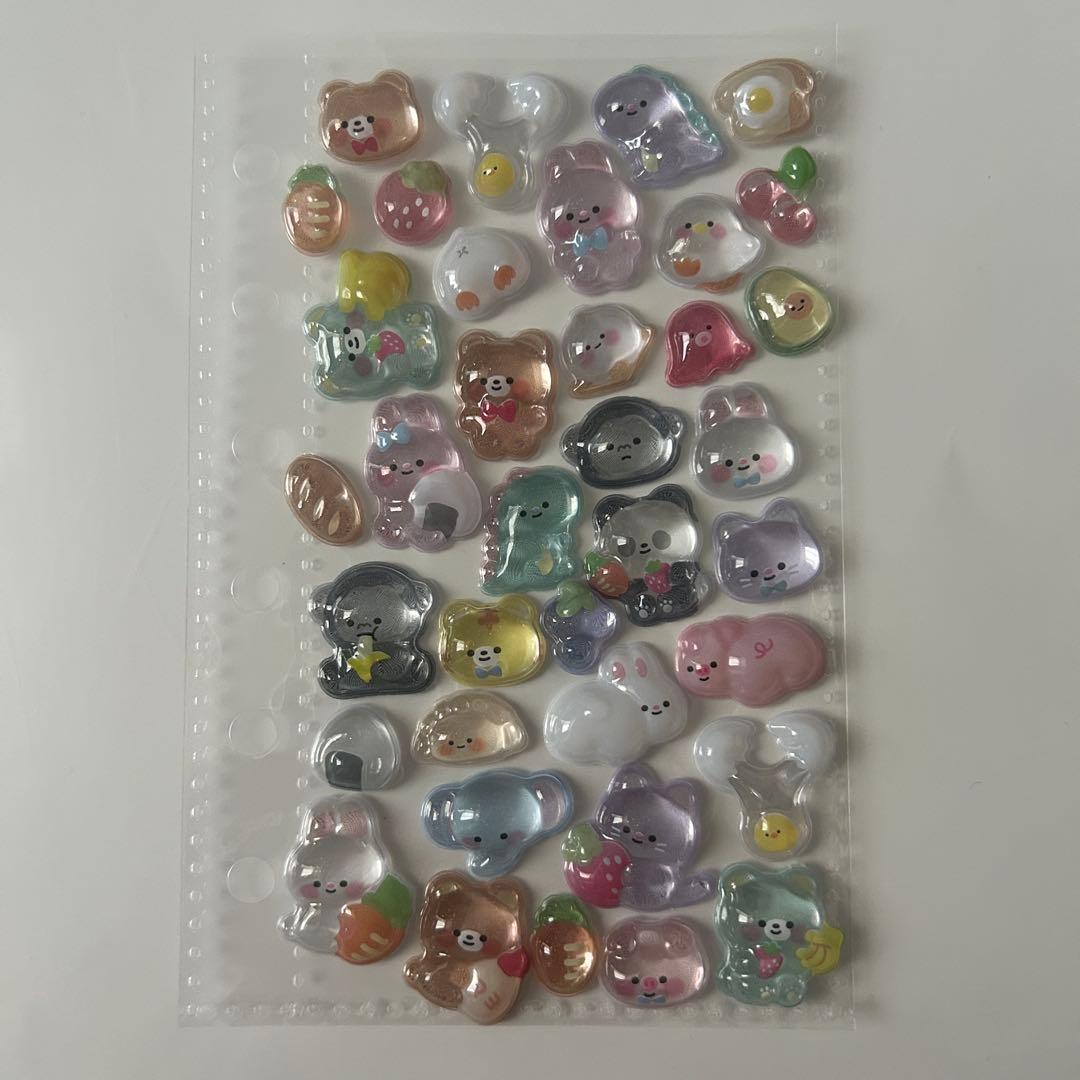 シール帳 完成品 しずくちゃん　ディズニー　あわわちゃん　スンスン　10枚　美品