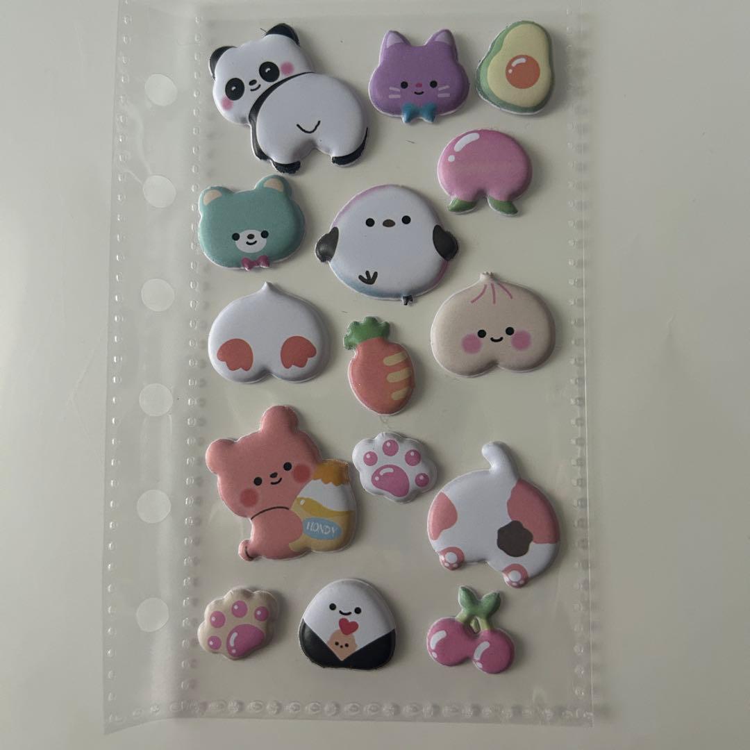 シール帳 完成品 しずくちゃん　ディズニー　あわわちゃん　スンスン　10枚　美品