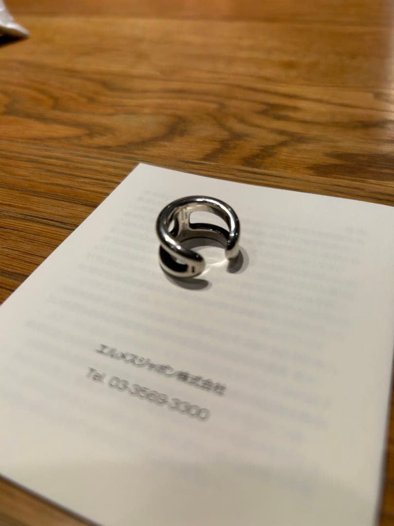 エルメス Osmose PM オスモズPMシルバーリング 49