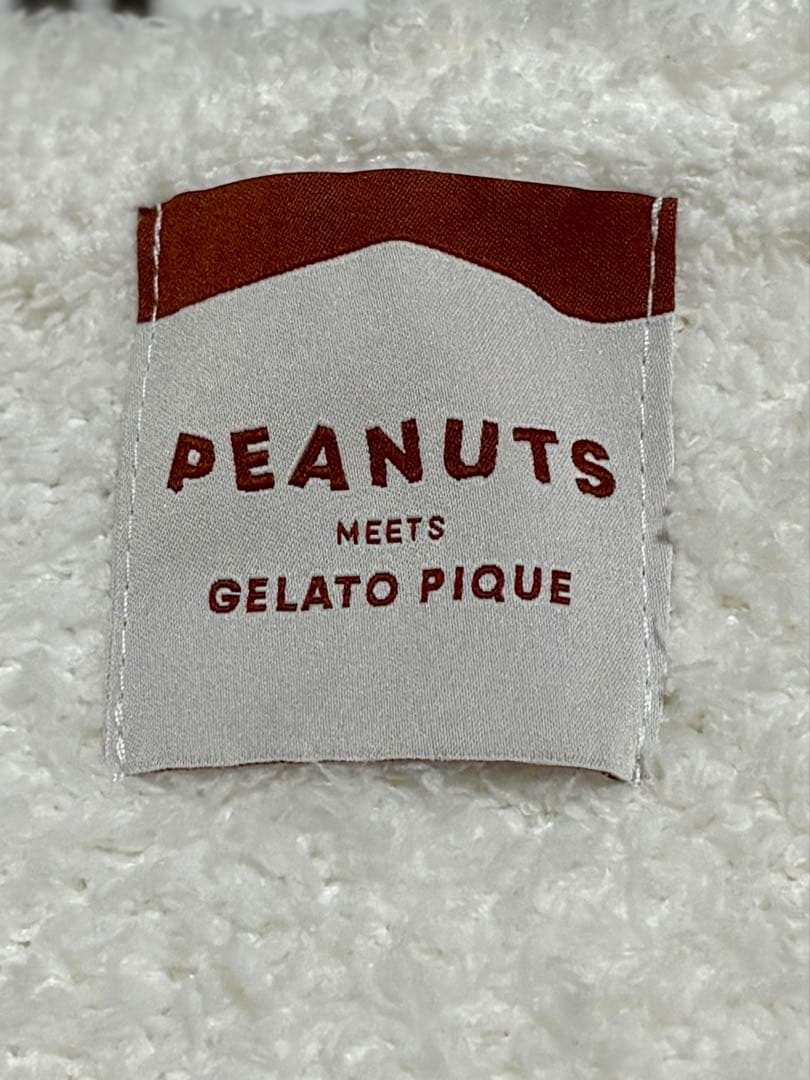 新品　PEANUTS×GELATO PIQUE スヌーピー　パーカー　白　完売品