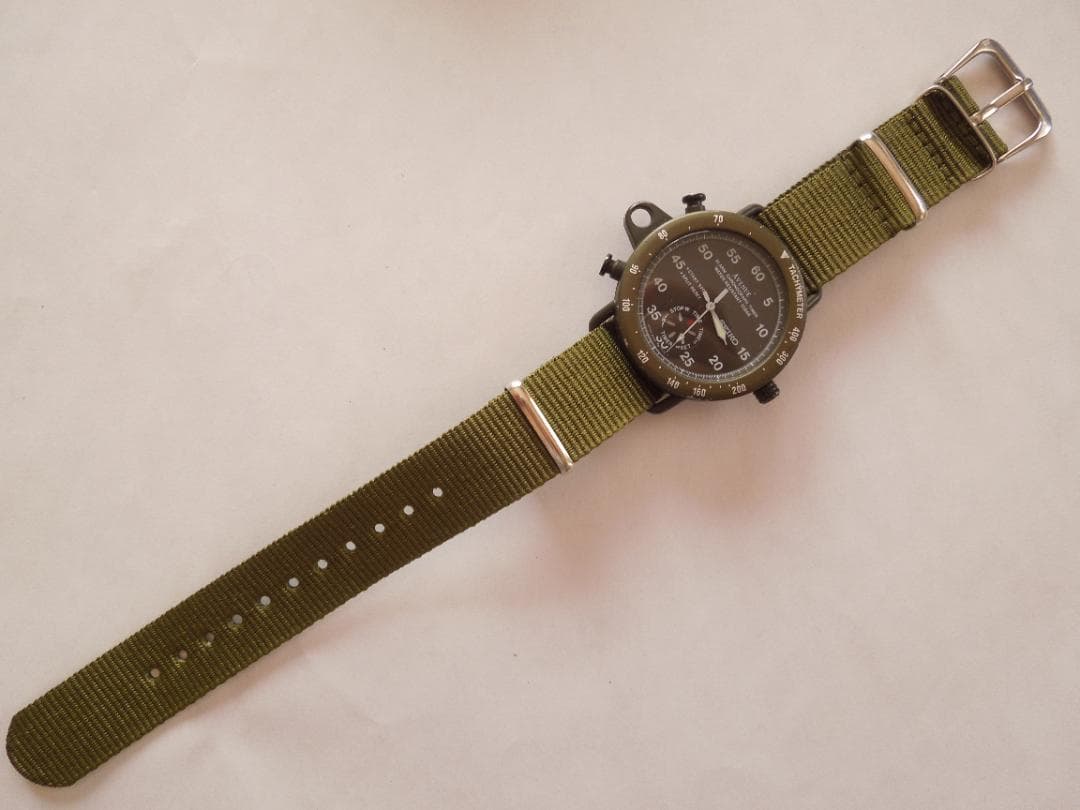 セイコー　アベニュー　ミリタリー　防水　アラーム　タイマー　ストップウォッチ