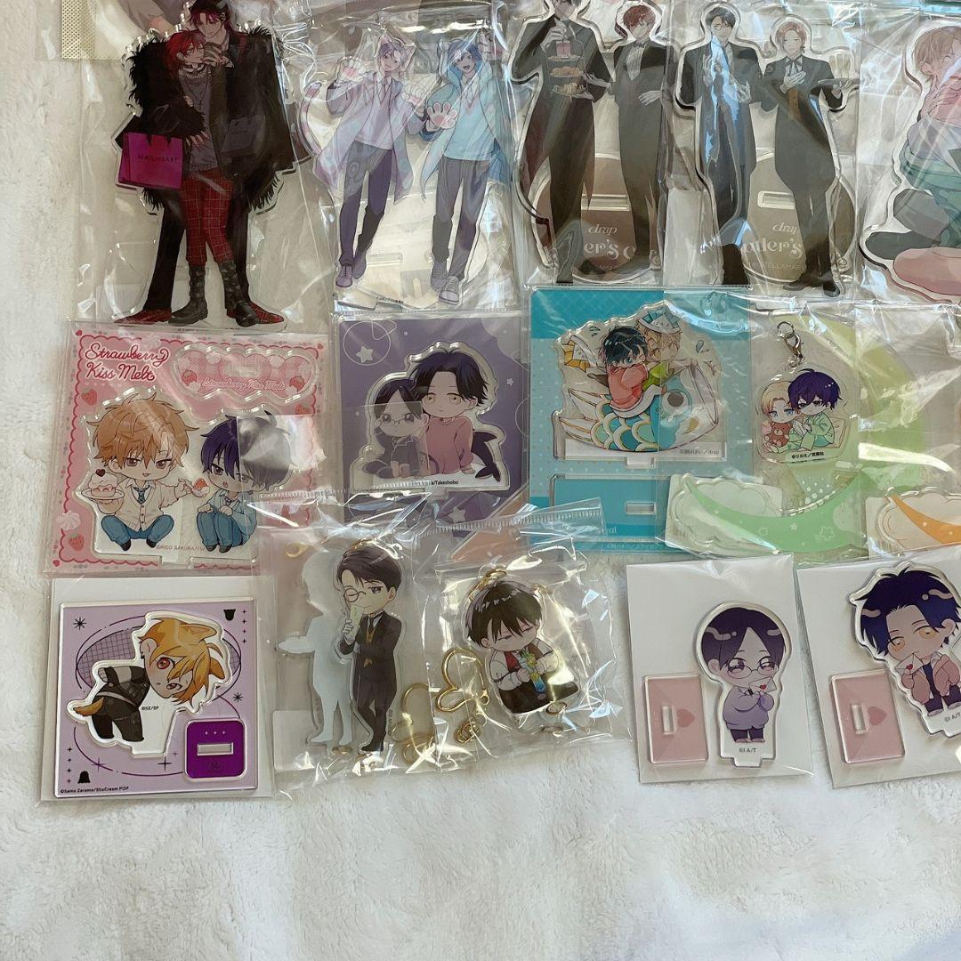 商業BL グッズ まとめ売り アクリルスタンド コースター キーホルダー