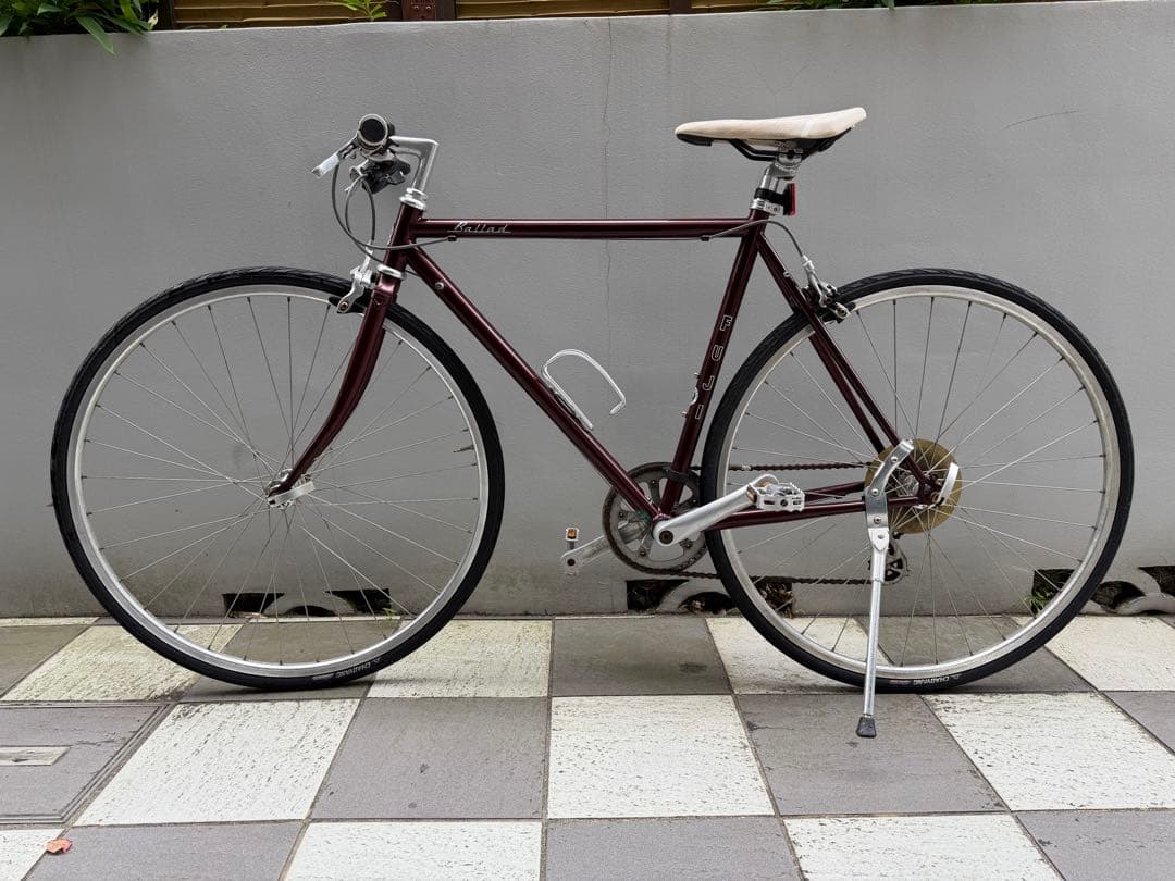 FUJI フジ BALLAD バラッド クロスバイク 赤 ボルドー