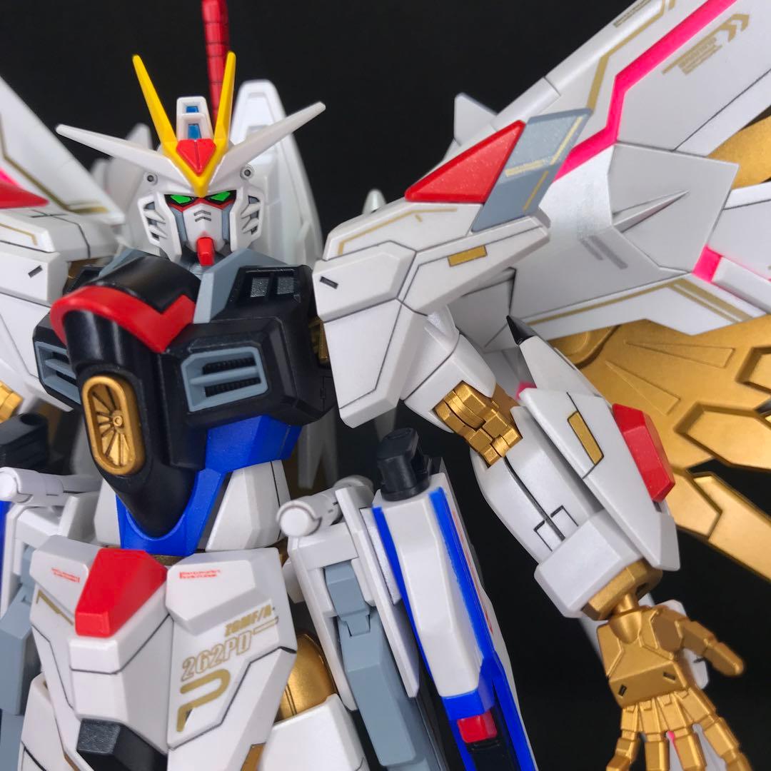 HG 1/144 マイティーストライクフリーダムガンダム 完成品 塗装品