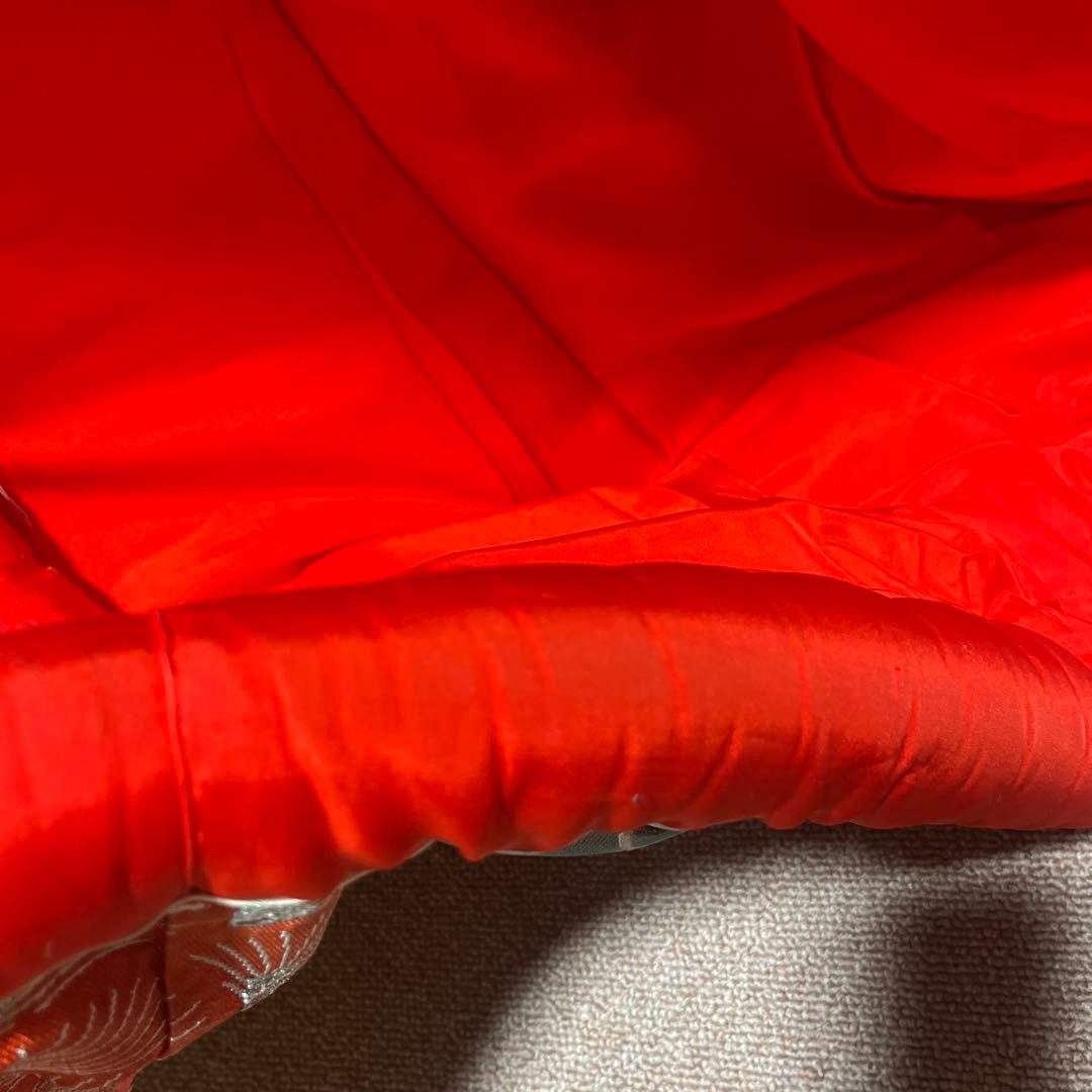 打掛　色打掛　正絹　西陣織　孔雀