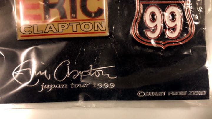 デッドストック■エリック クラプトン_ERIC CLAPTON 99年バッチ新品