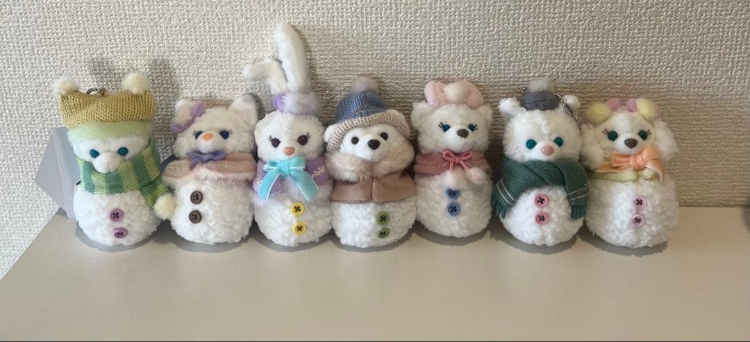 シークレットオブスノーウィーデイ　ぬいぐるみストラップ　雪だるま