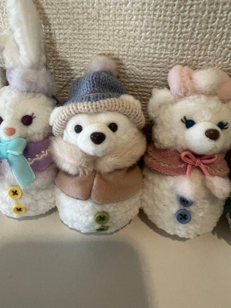 シークレットオブスノーウィーデイ　ぬいぐるみストラップ　雪だるま