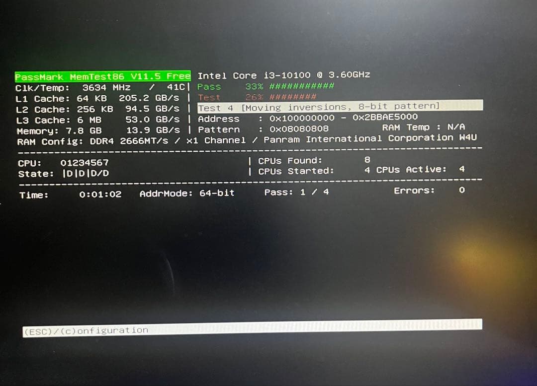 Intel Core i3 10100、GIGABYTE B560M ジャンク