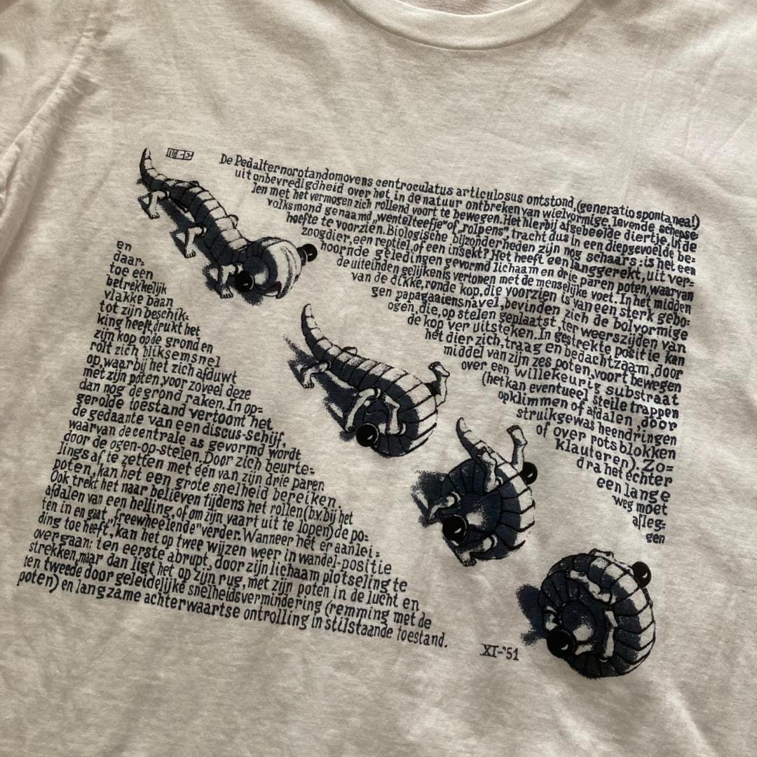 東武美術館 エッシャー展 公式Tシャツ 90年代 ヴィンテージ MCエッシャー