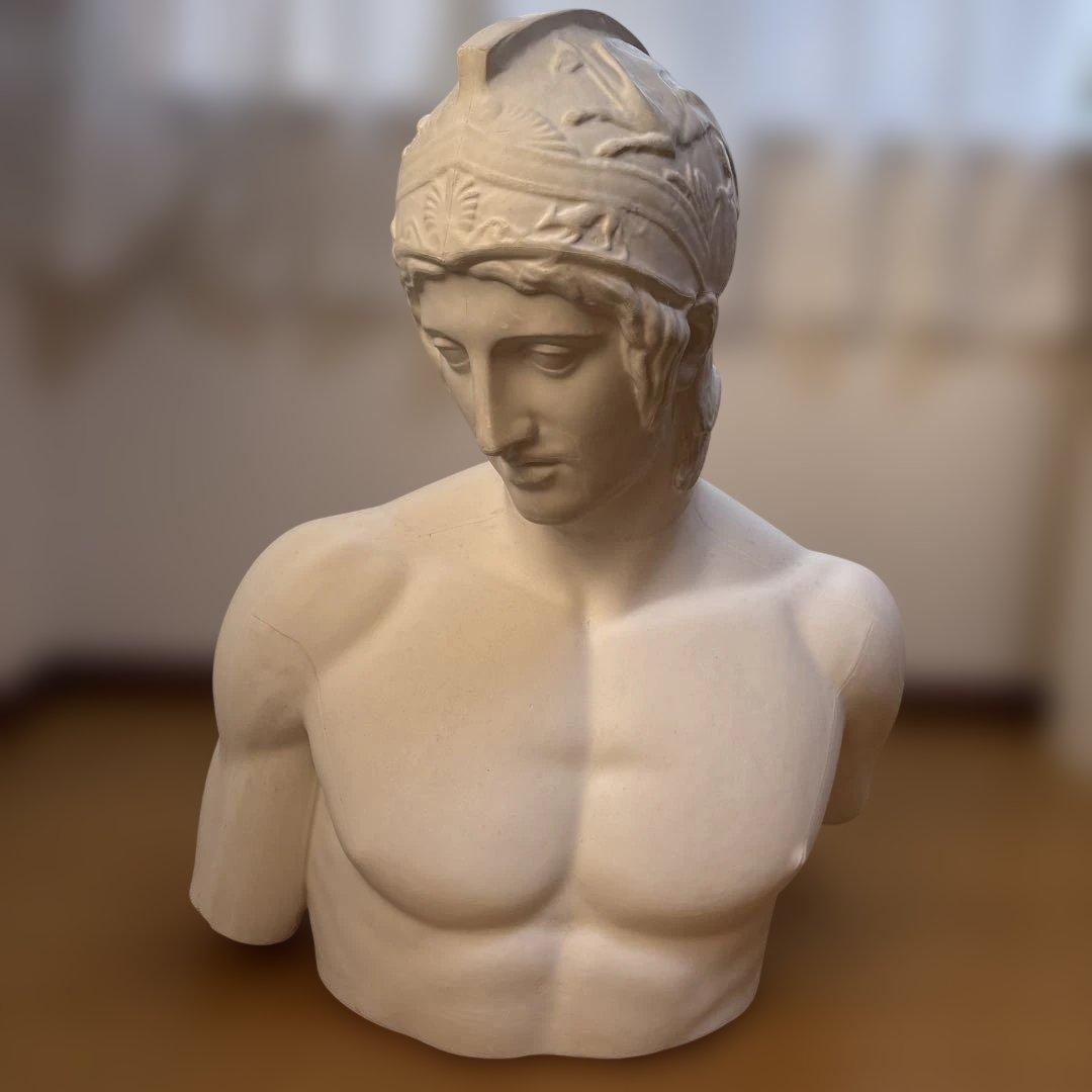 マルス石膏像　胸像