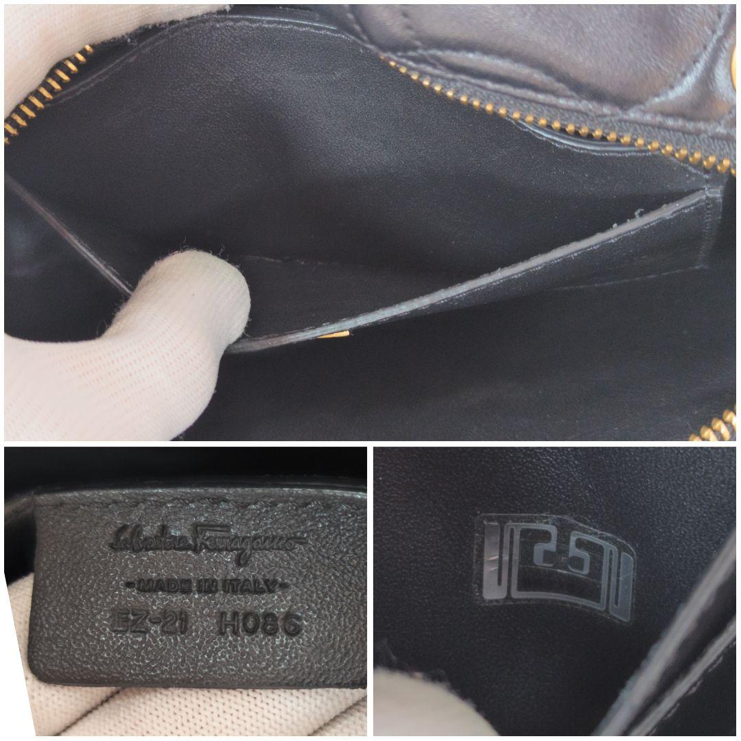 未使用級✨ フェラガモ ダブルガンチーニ キルティング ショルダーバッグ