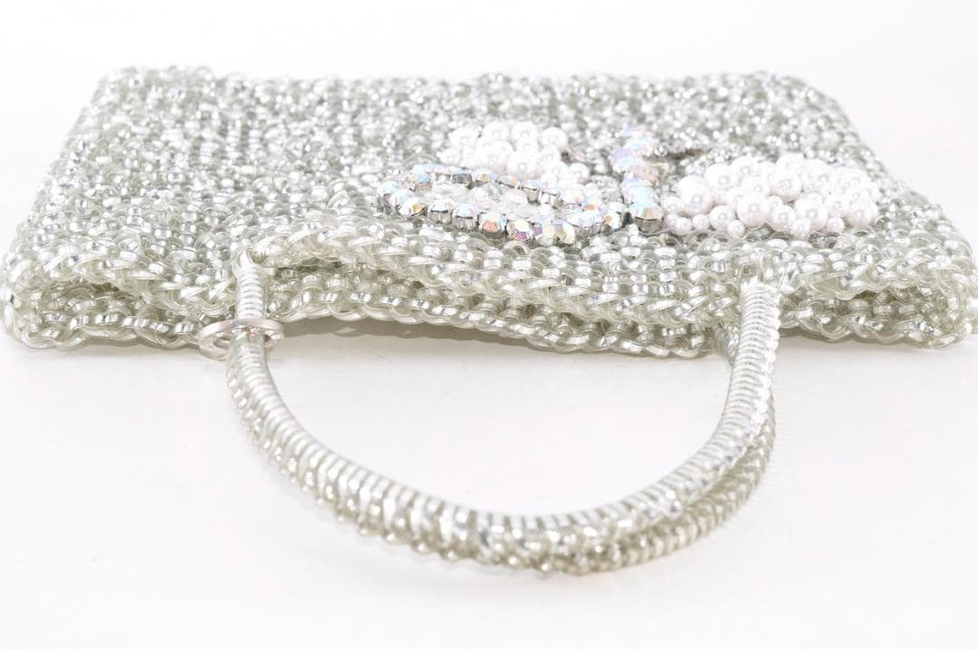 ANTEPRIMA アンテプリマ リボン ワイヤーバッグ 手提げかばん シルバー