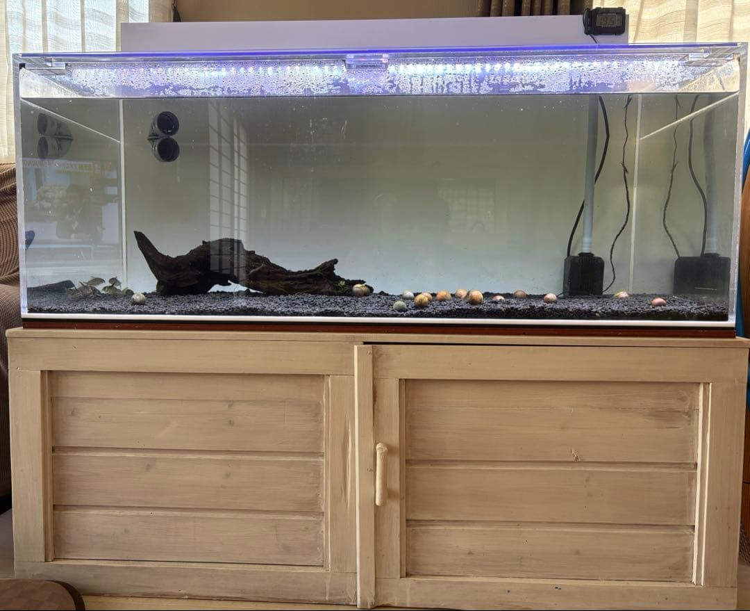 大森　アクリル水槽　120×60×45 水槽台セット　大型水槽　引取り限定