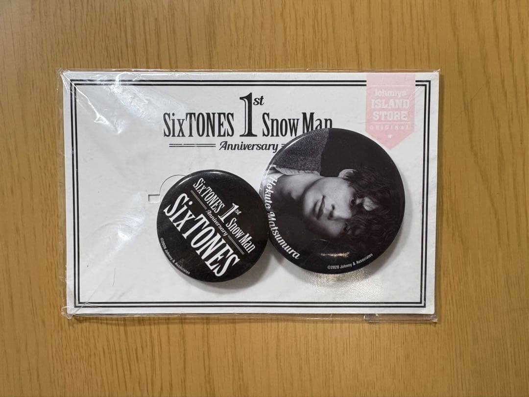 SixTONES松村北斗アクリルスタンド6種、缶バッチ1種