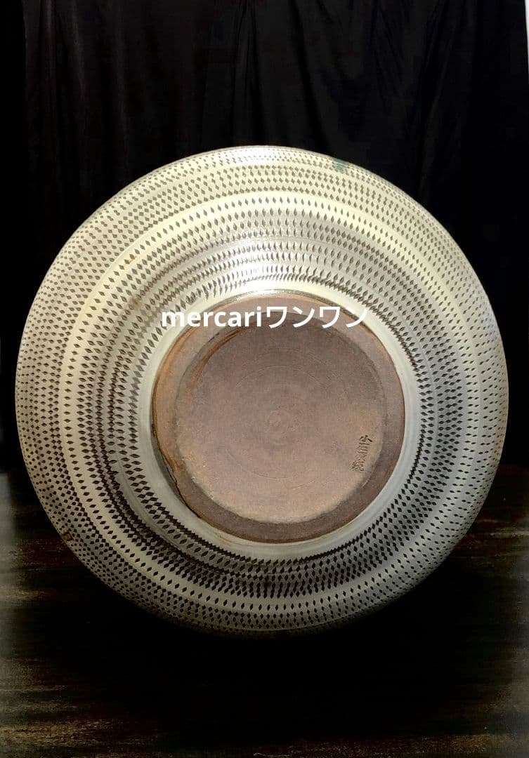 小石原焼　超豪華特大　傑作　花瓶　飴縁打掛　飛びかんな　祝い　新築祝い