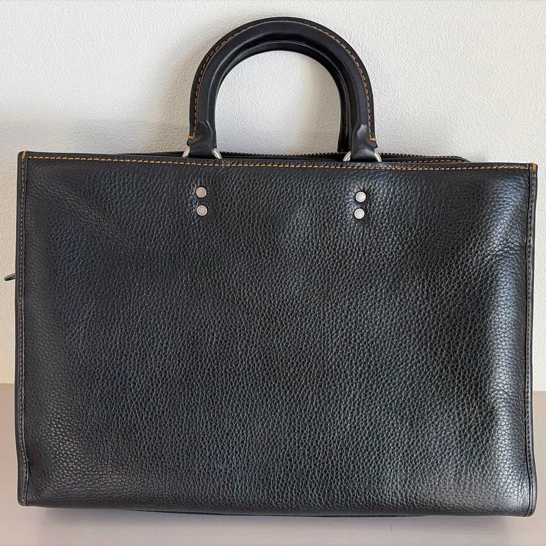 コーチ　ローグ　ブリーフケース　ブラック