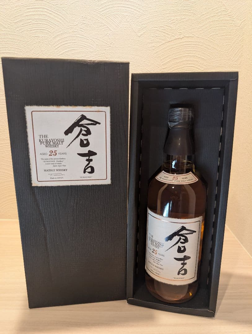 倉吉　25年　ピュアモルト　ウイスキー　　700ml　46%　松井酒造